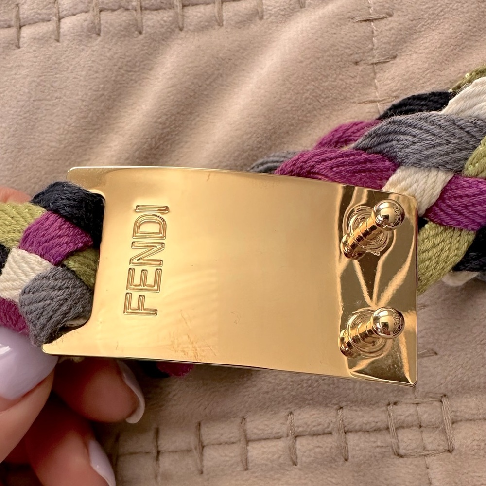 Fendi Gold Buckle Multicolor women’s Belt
